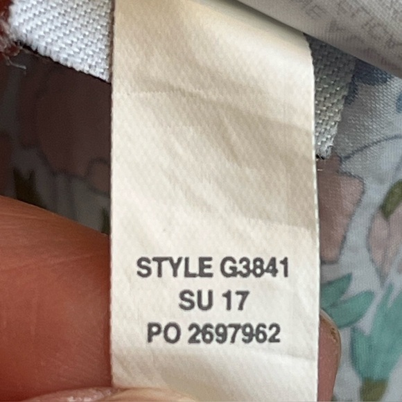 J. Crew Liberty Fabrics Floral Print Women's Top Sz 0 Ditzy Cottagecore Prairie - Picture 10 of 15
